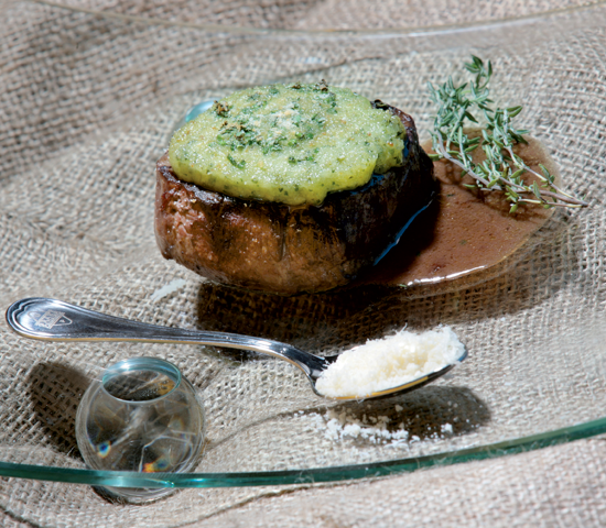 Filetto di manzo gratinato alle erbe