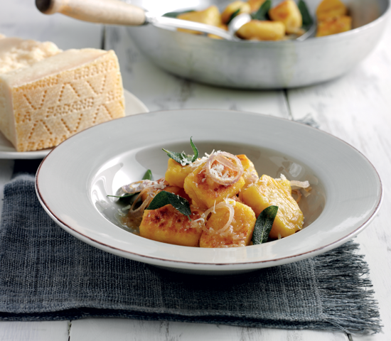 Gnocchi di zucca e Grana Padano